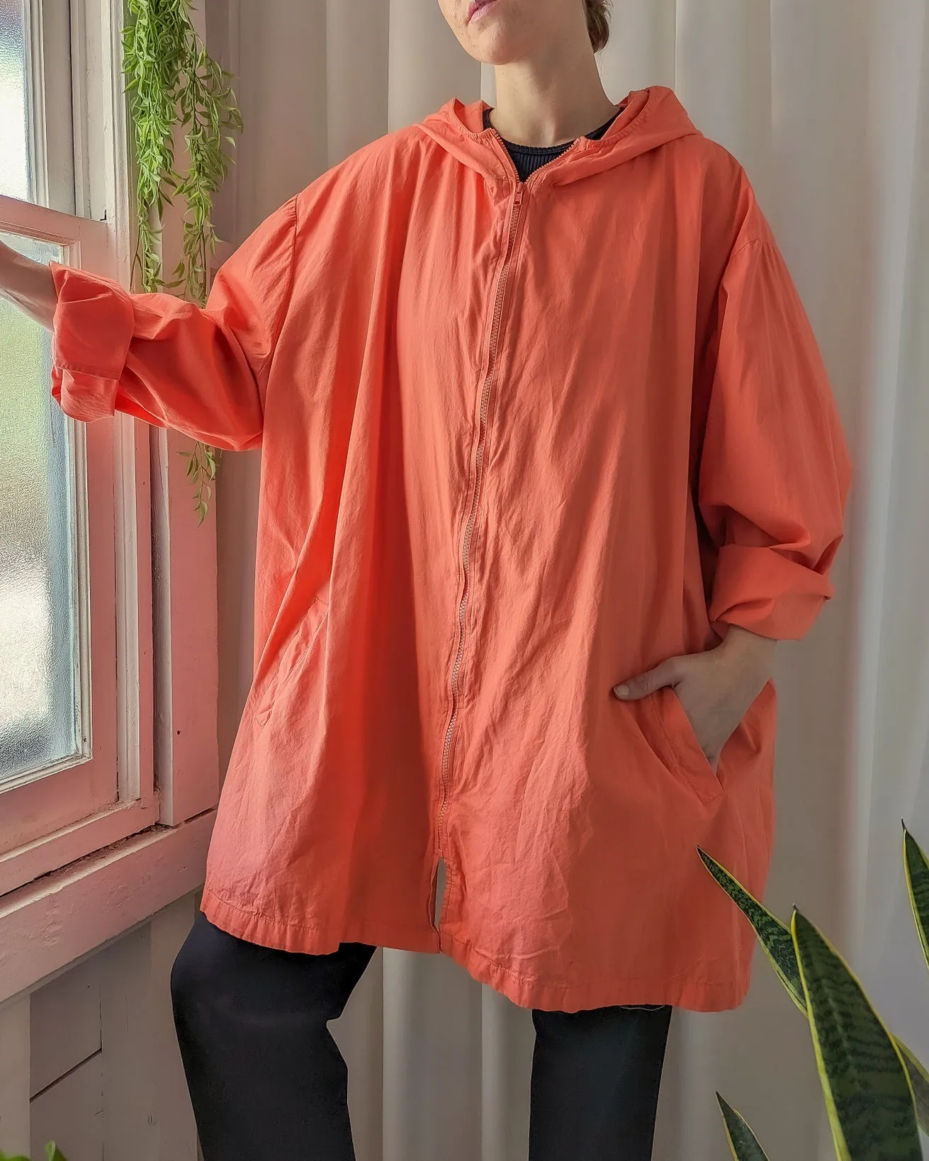 80s Cotton Parka Jacket | S-XL
