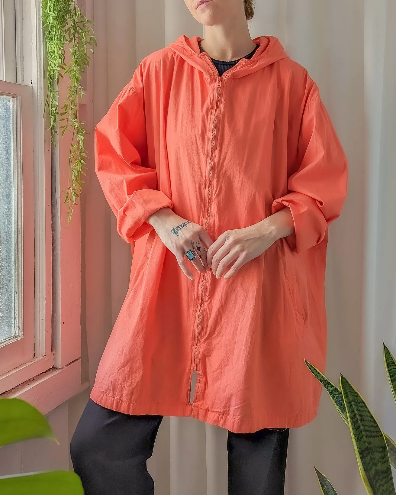 80s Cotton Parka Jacket | S-XL