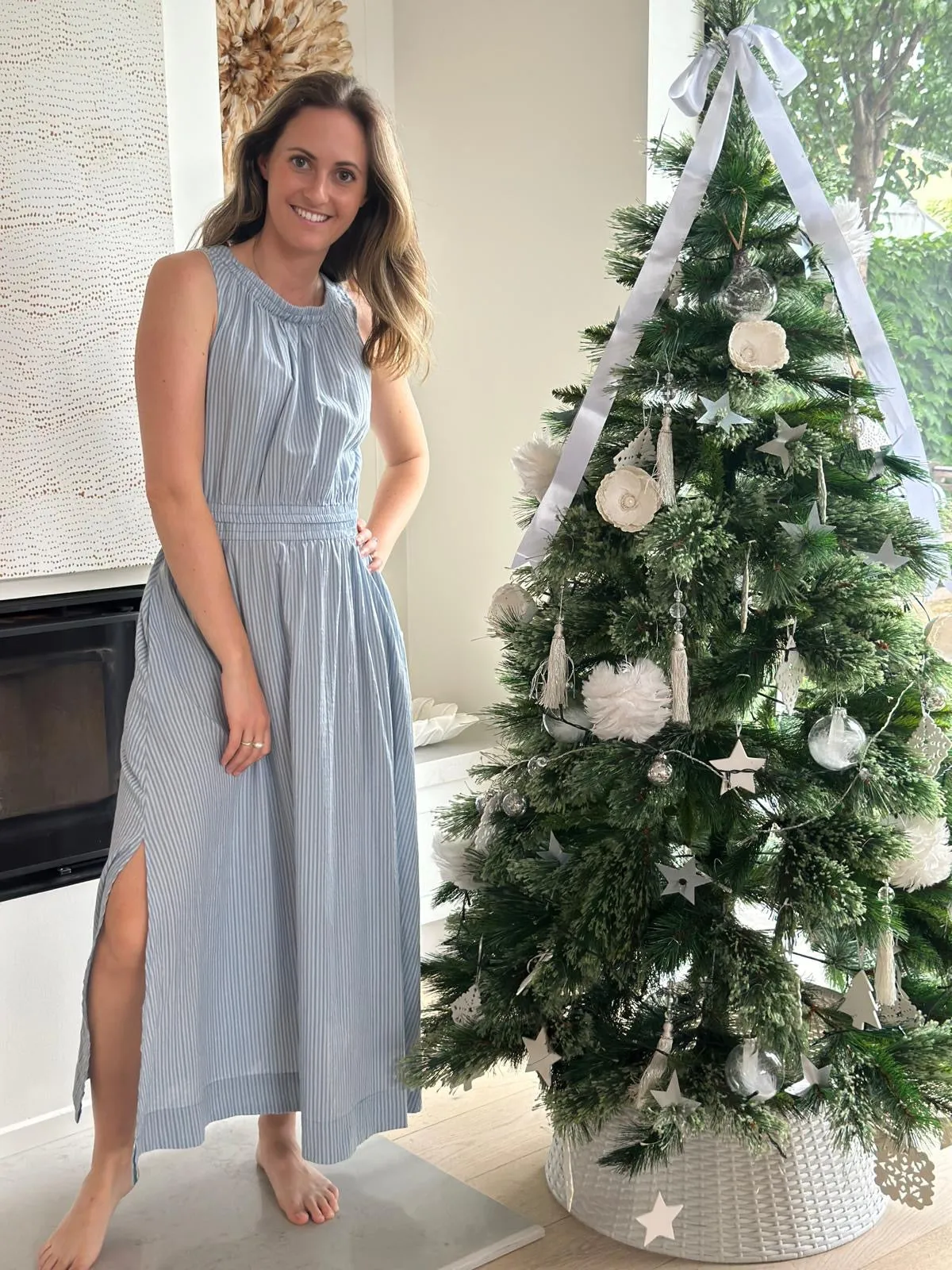 Acacia Tank Dress - Blue