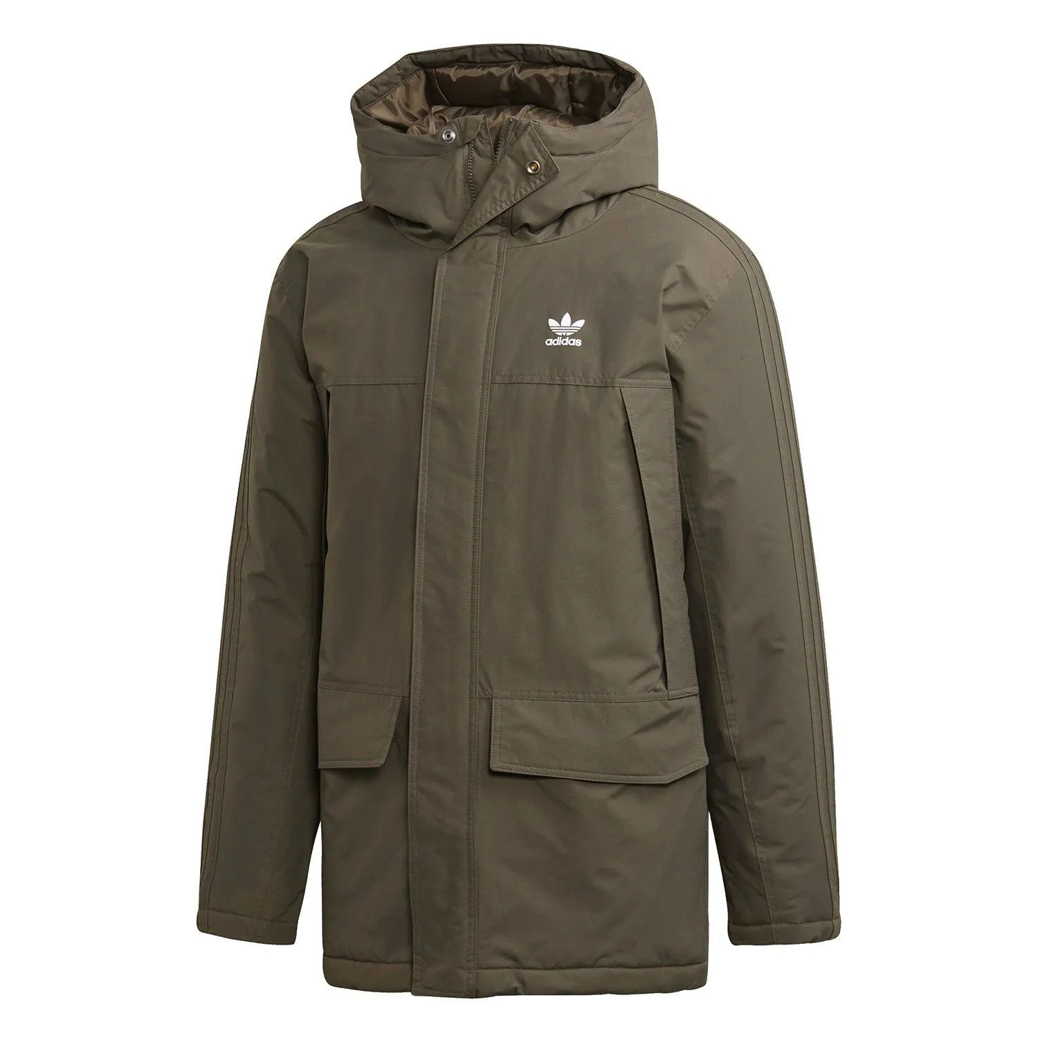 adidas Originals Padded Parka - Brown