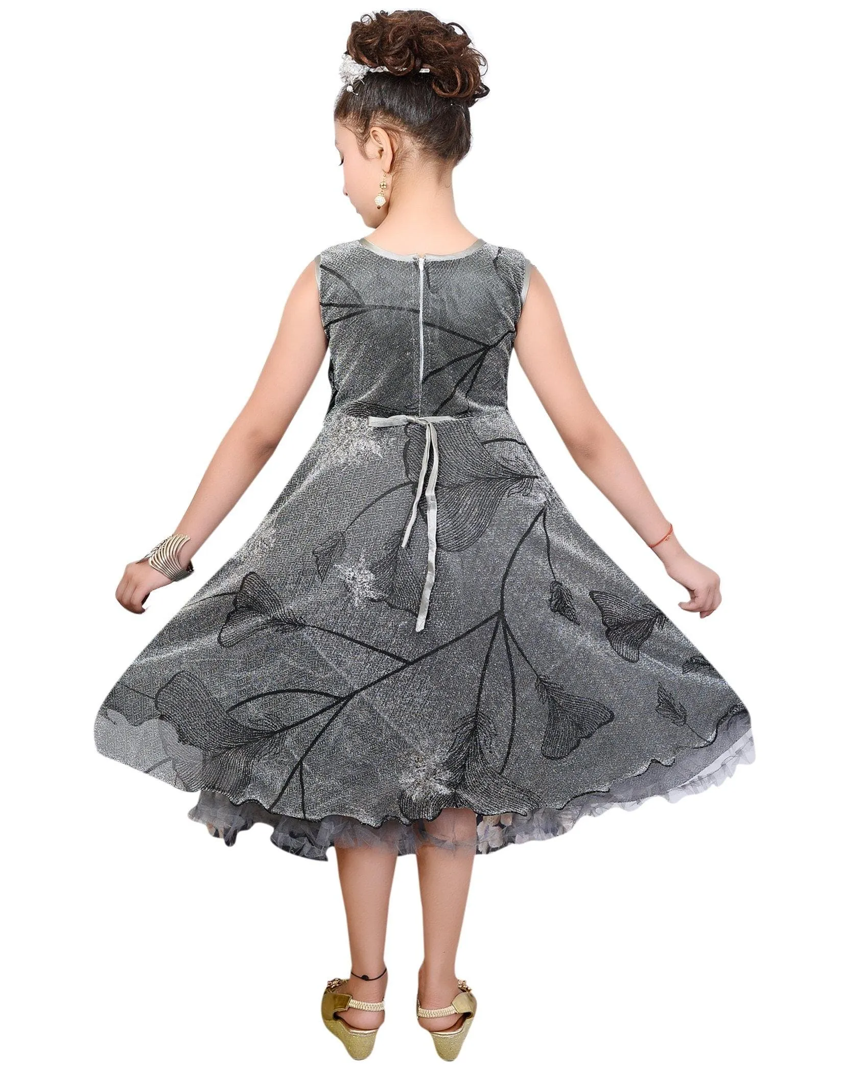 AHHAAAA Girls' Midi Dress