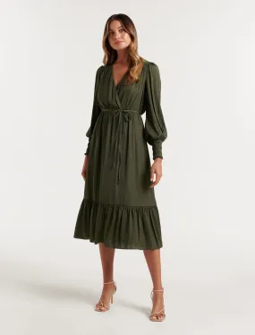 Alison Petite Tiered Midi Dress