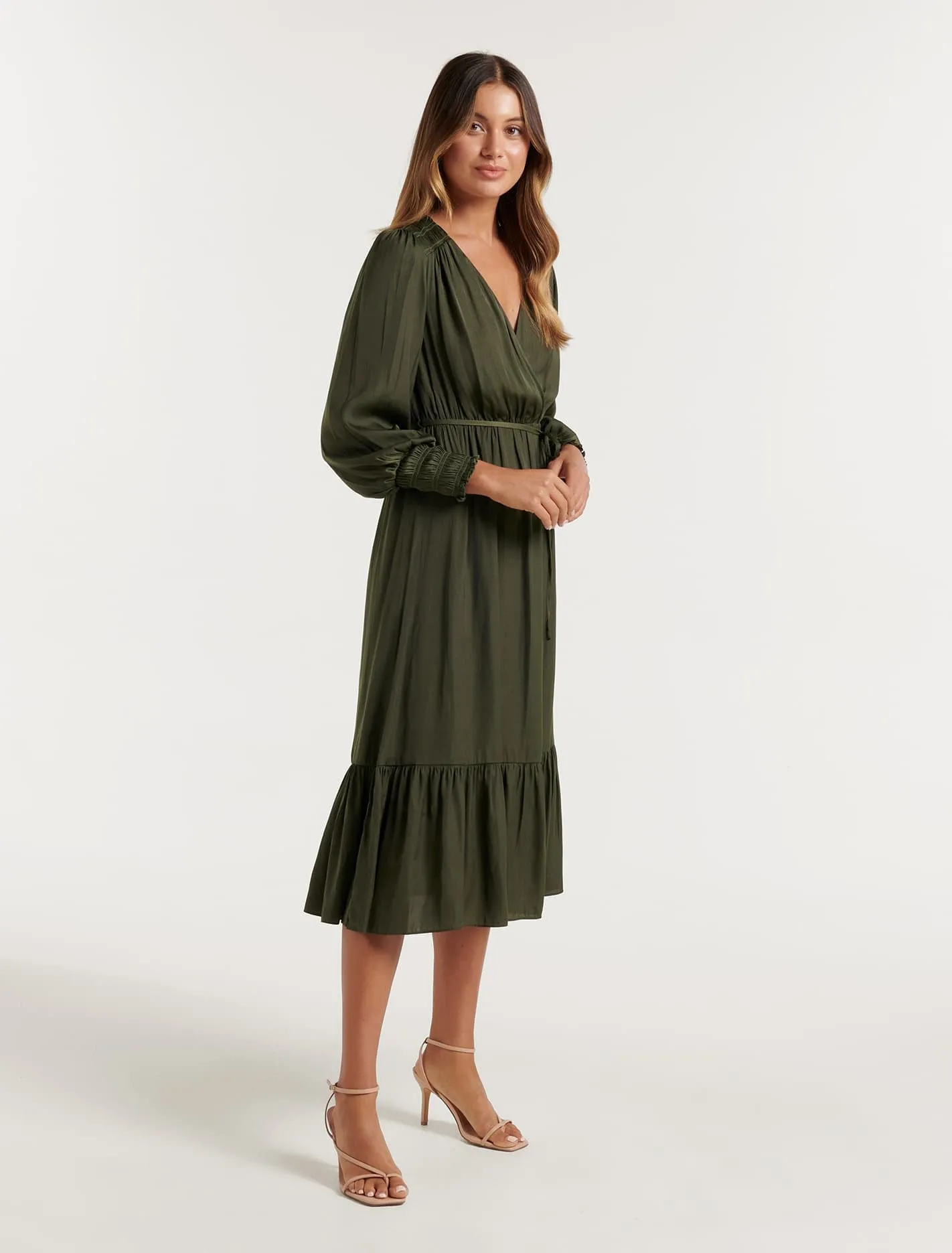 Alison Petite Tiered Midi Dress
