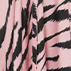 Anita Pocket Shirt Midi Dress - Tiger Print in Pink