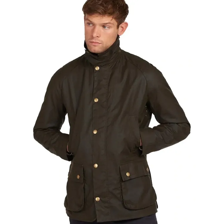 Barbour Ashby Wax Jacket - Olive