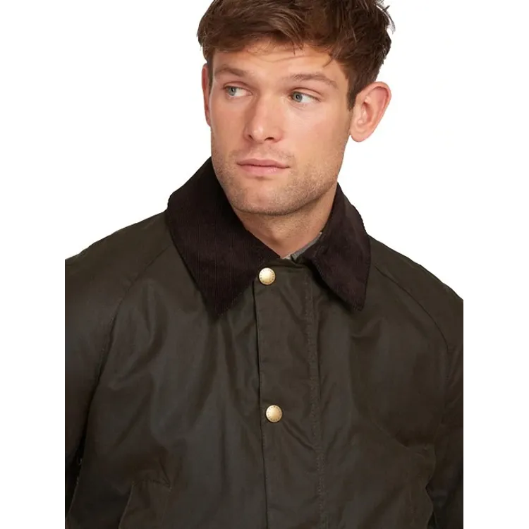 Barbour Ashby Wax Jacket - Olive