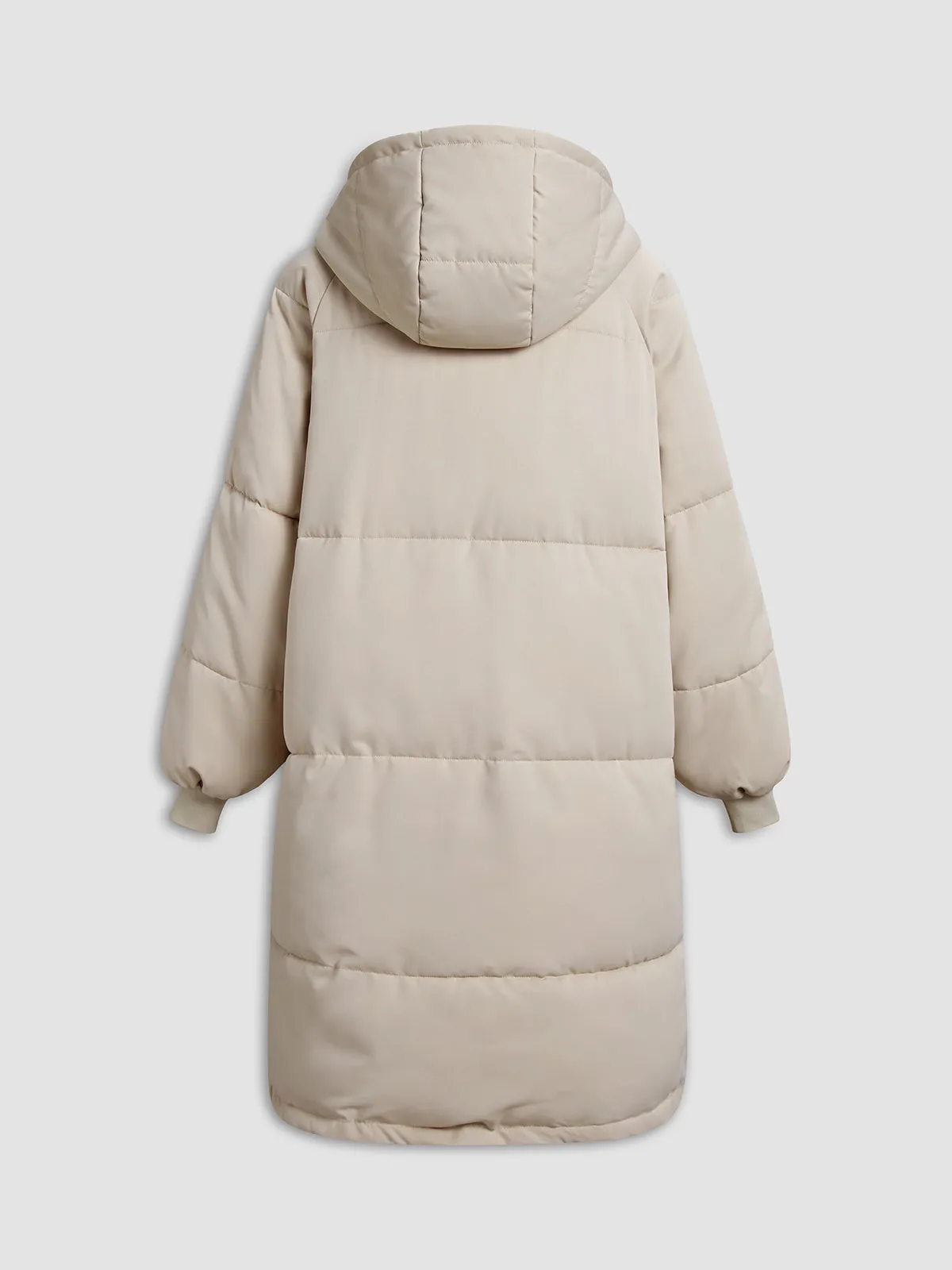 Chicmy-Winter Outfits Christmas Thanksgiving Gift New Year's Eve Outfits Streetwear Fashion Long Hooded Puffer Parka Coat