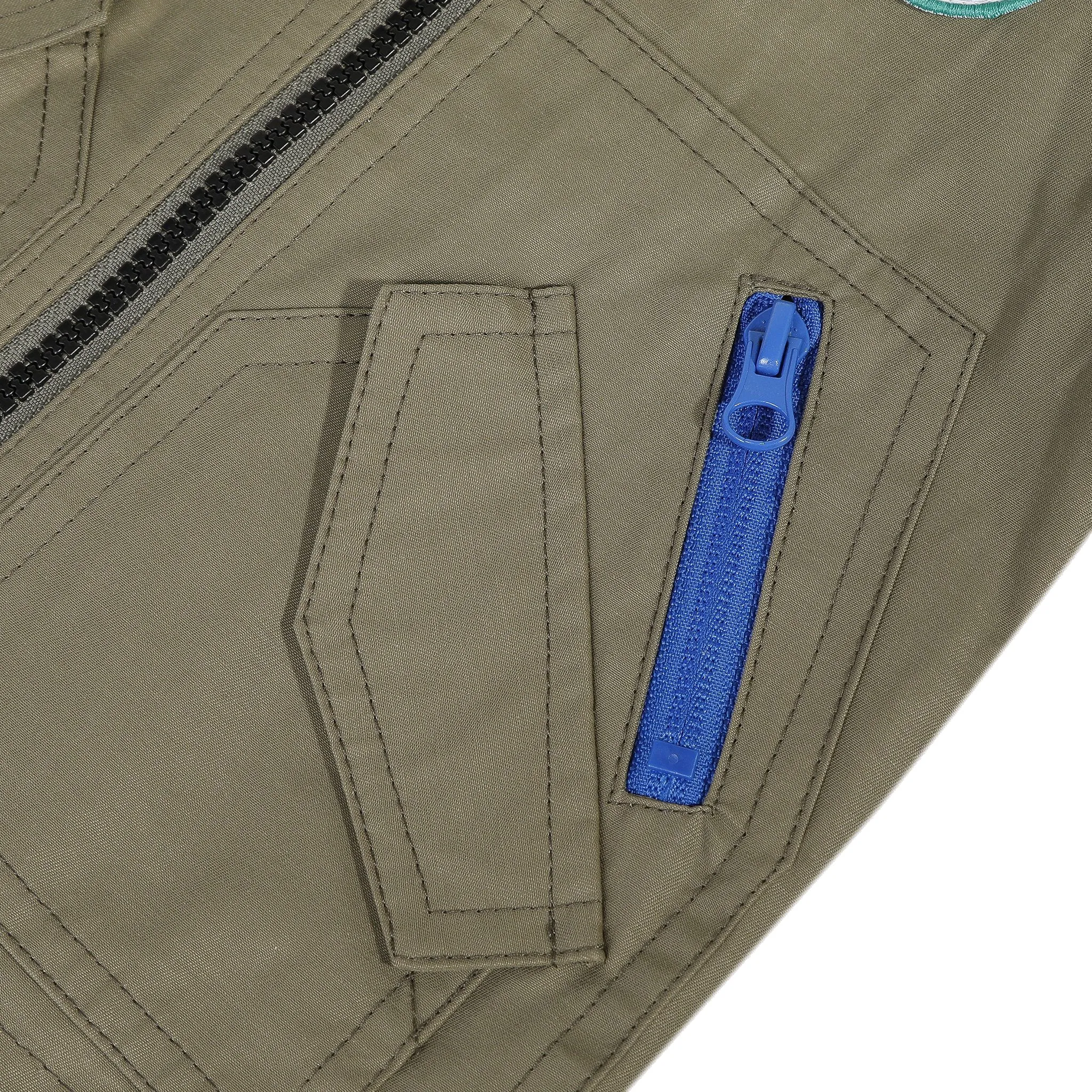 Contrast Zip Lightweight Parka - FINAL SALE