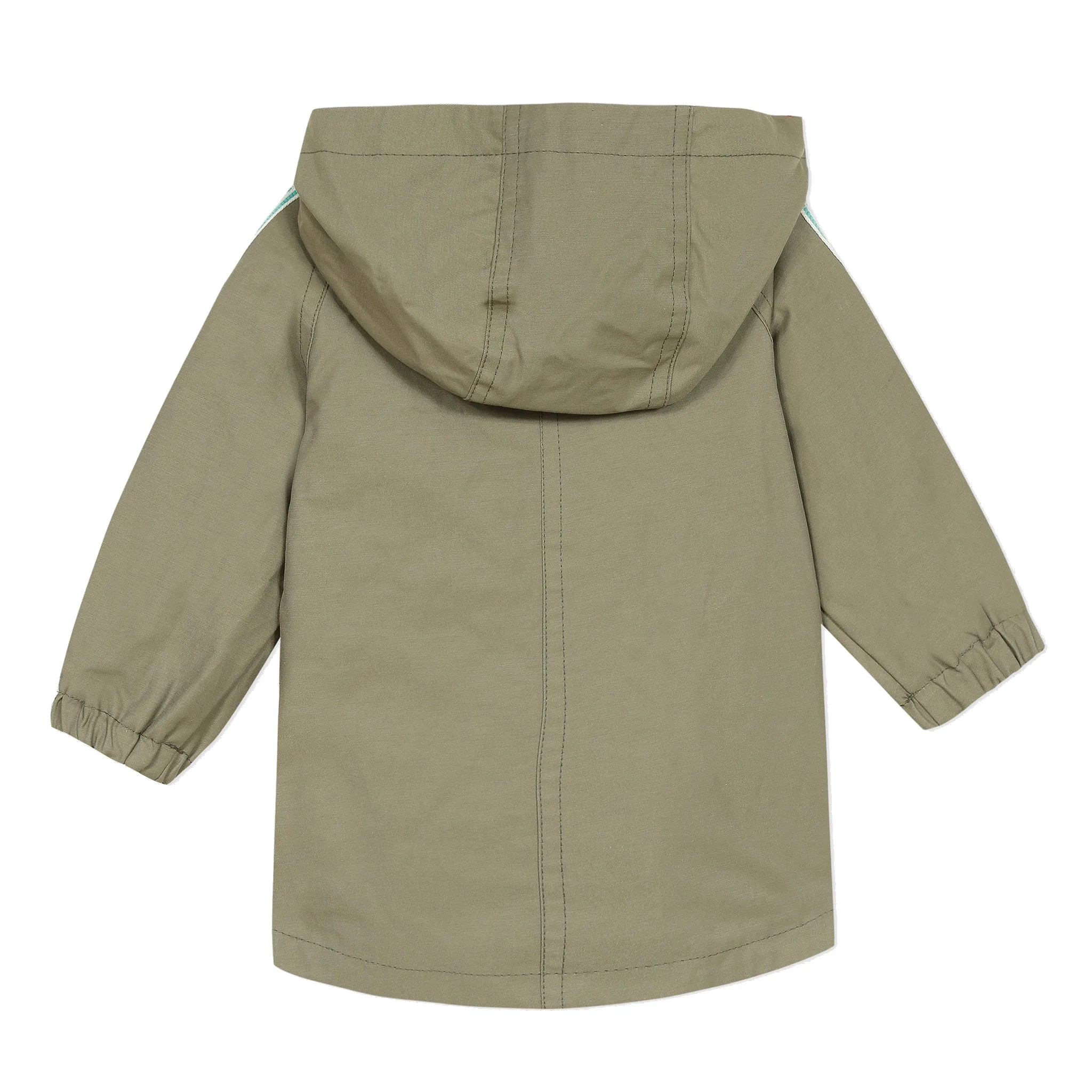 Contrast Zip Lightweight Parka - FINAL SALE
