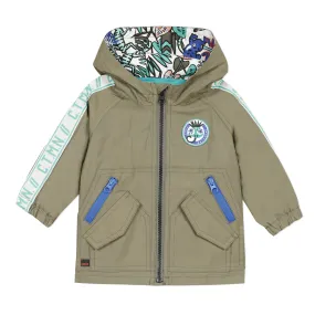 Contrast Zip Lightweight Parka - FINAL SALE