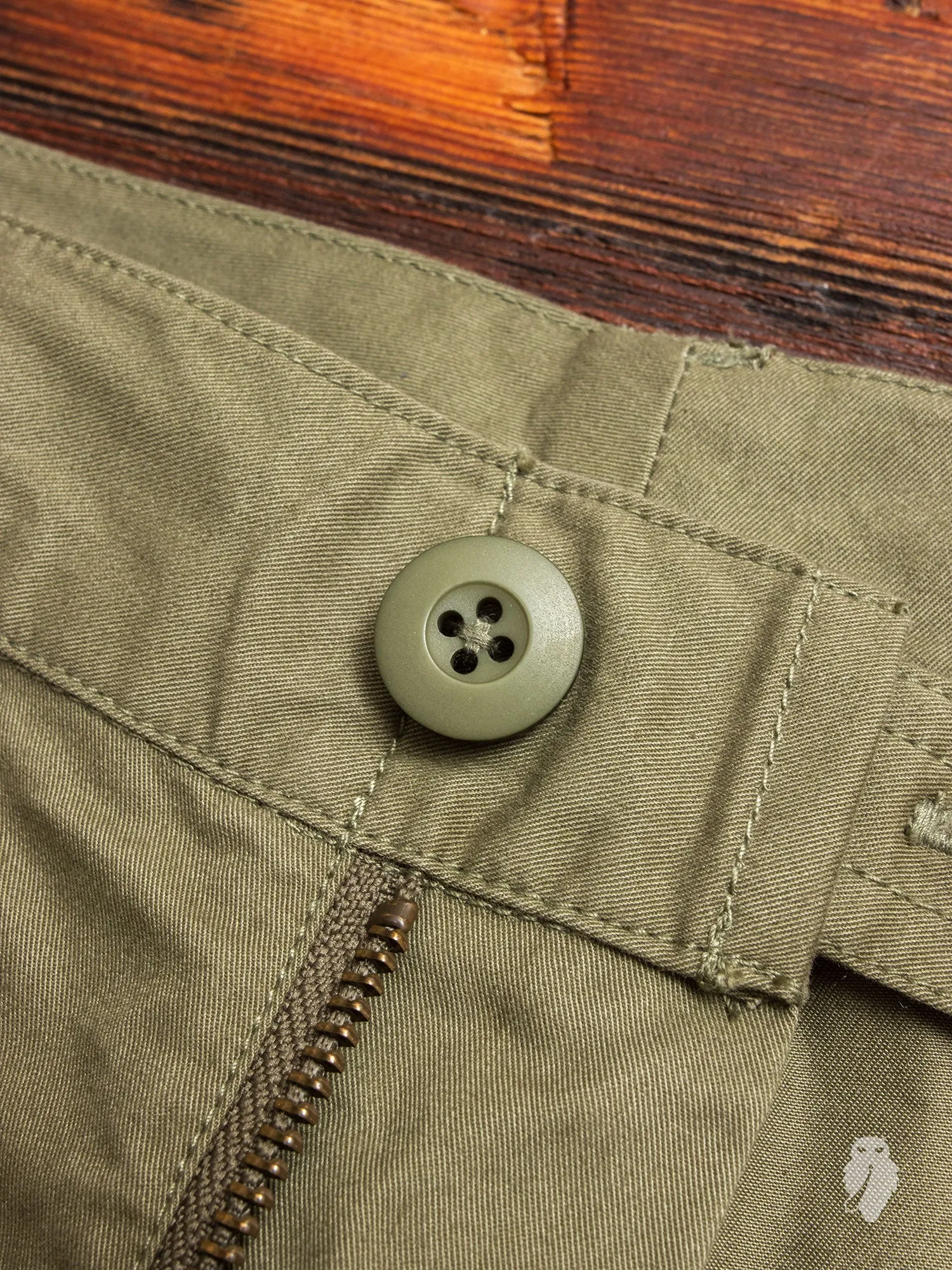 Cropped Cargo Pants in Maha Olive
