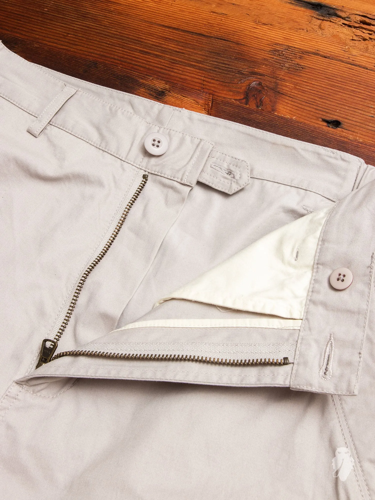 Cropped Cargo Pants in Stone