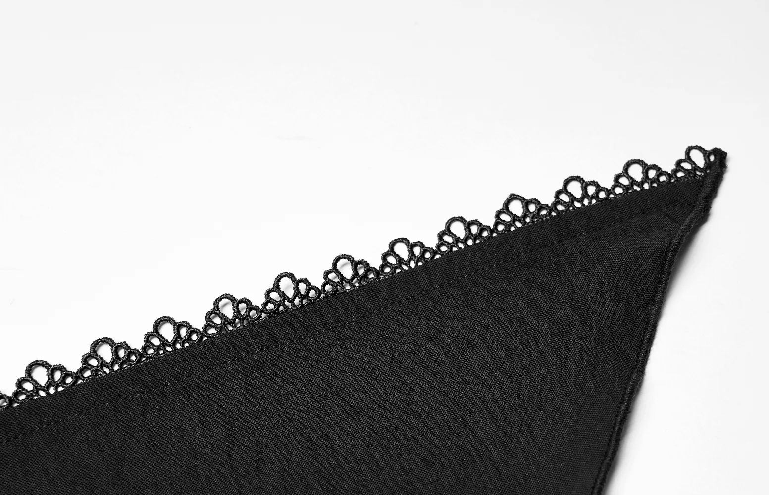 Gothic Asymmetrical Dress with Chiffon and Lace Detail