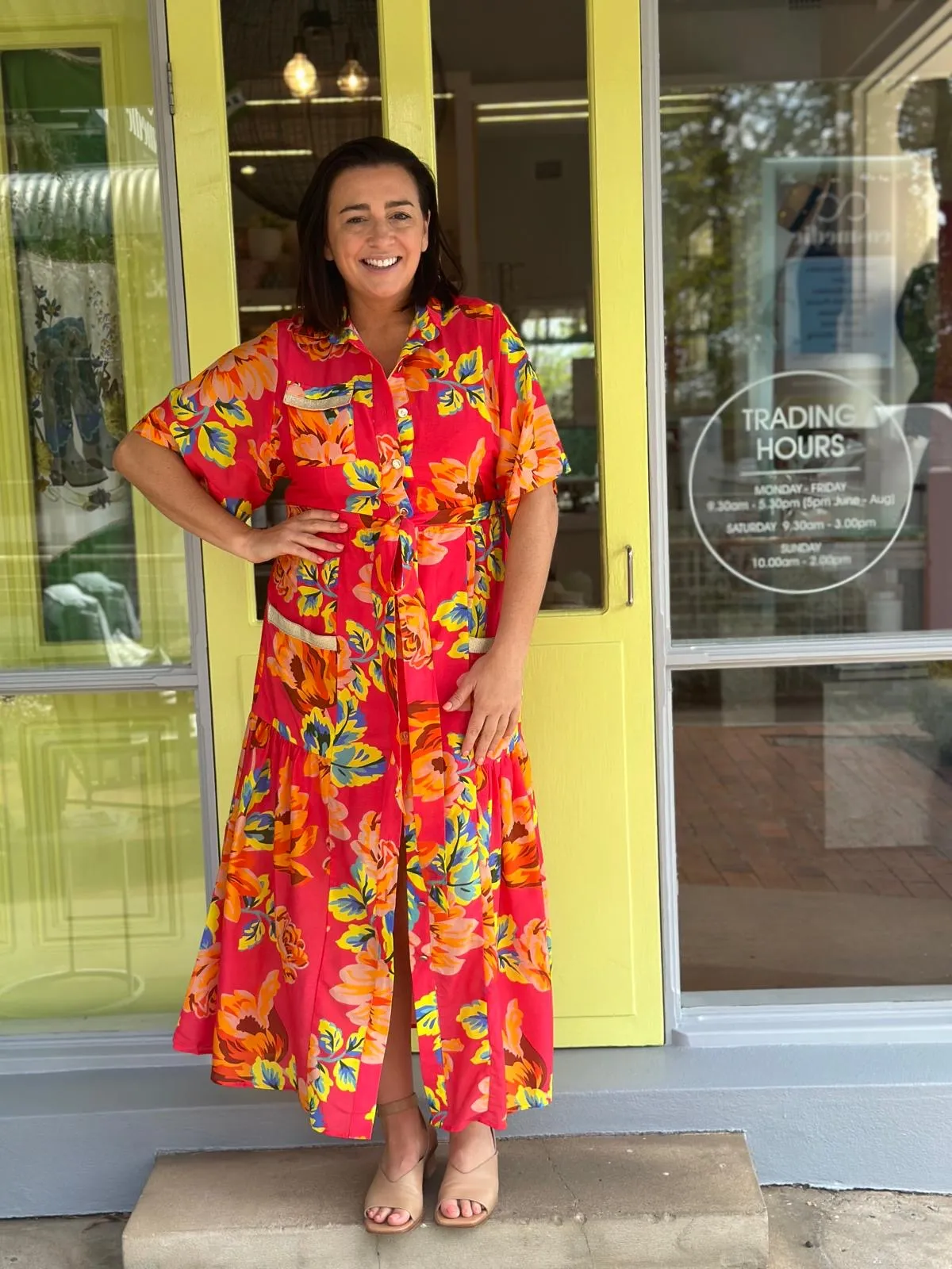Isabel Maxi Shirt Dress