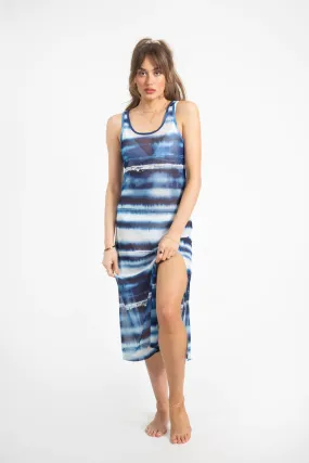 Koy Resort Seascape Mesh Long Dress
