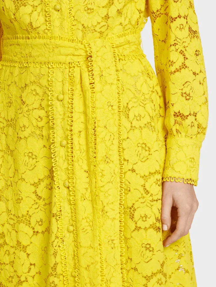 Marc Cain Collections Long Lace Dress UC 21.52 W96 COL 427