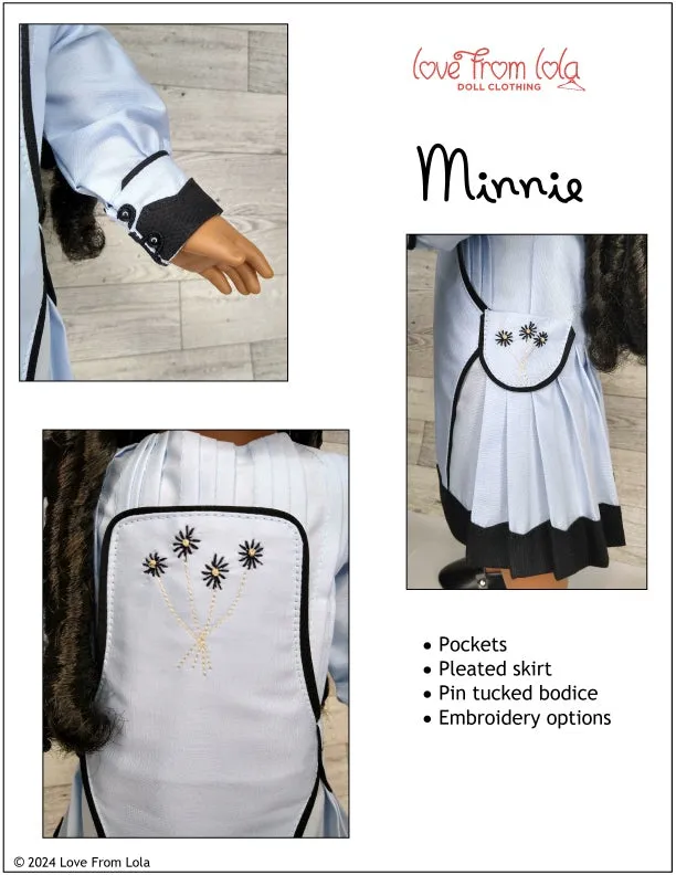 Minnie 18" Doll Clothes Pattern