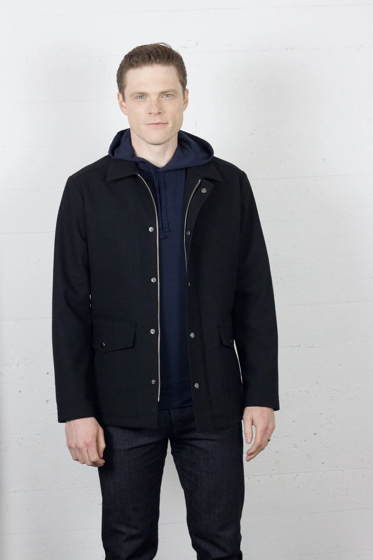 Parka Black Canvas