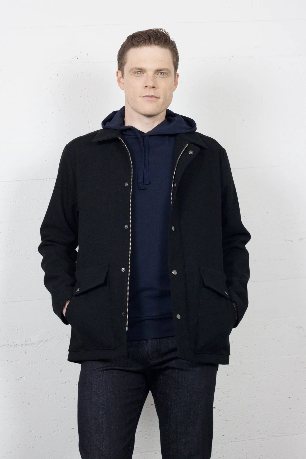 Parka Black Canvas