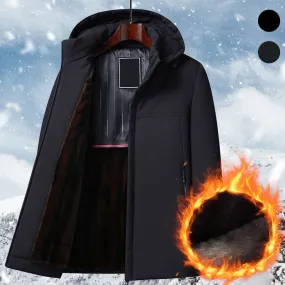 👑Save65%✨[Seasonal Limited Time Discount] Men’s Thermal Thick Hooded Parka Coat🧥