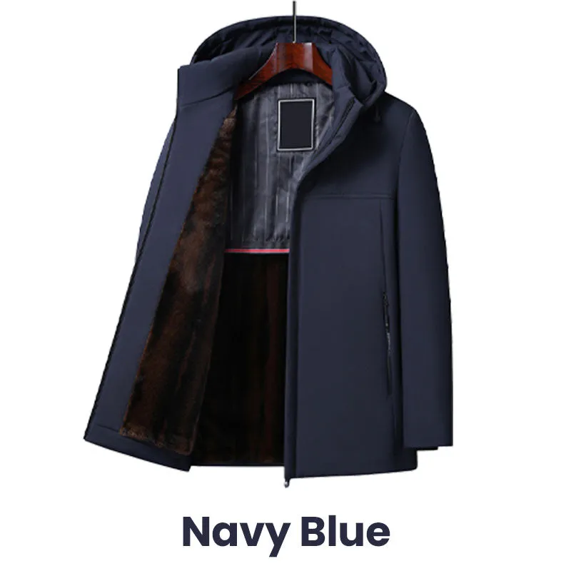 👑Save65%✨[Seasonal Limited Time Discount] Men’s Thermal Thick Hooded Parka Coat🧥