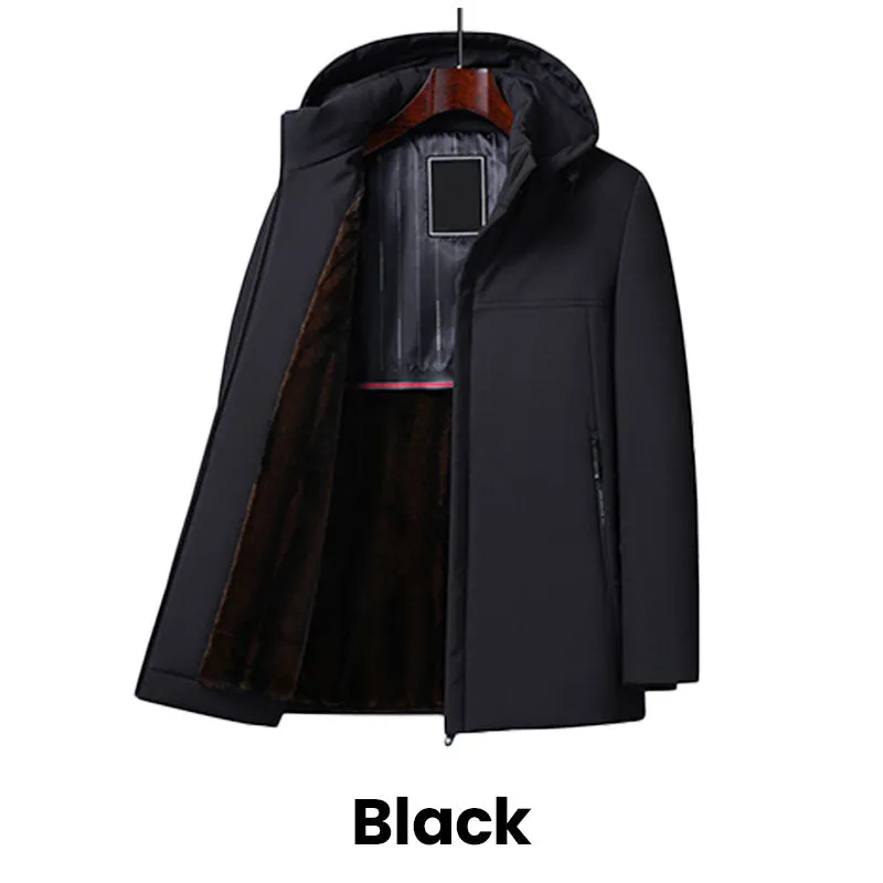 👑Save65%✨[Seasonal Limited Time Discount] Men’s Thermal Thick Hooded Parka Coat🧥