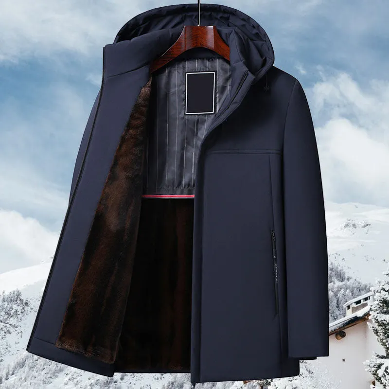 👑Save65%✨[Seasonal Limited Time Discount] Men’s Thermal Thick Hooded Parka Coat🧥