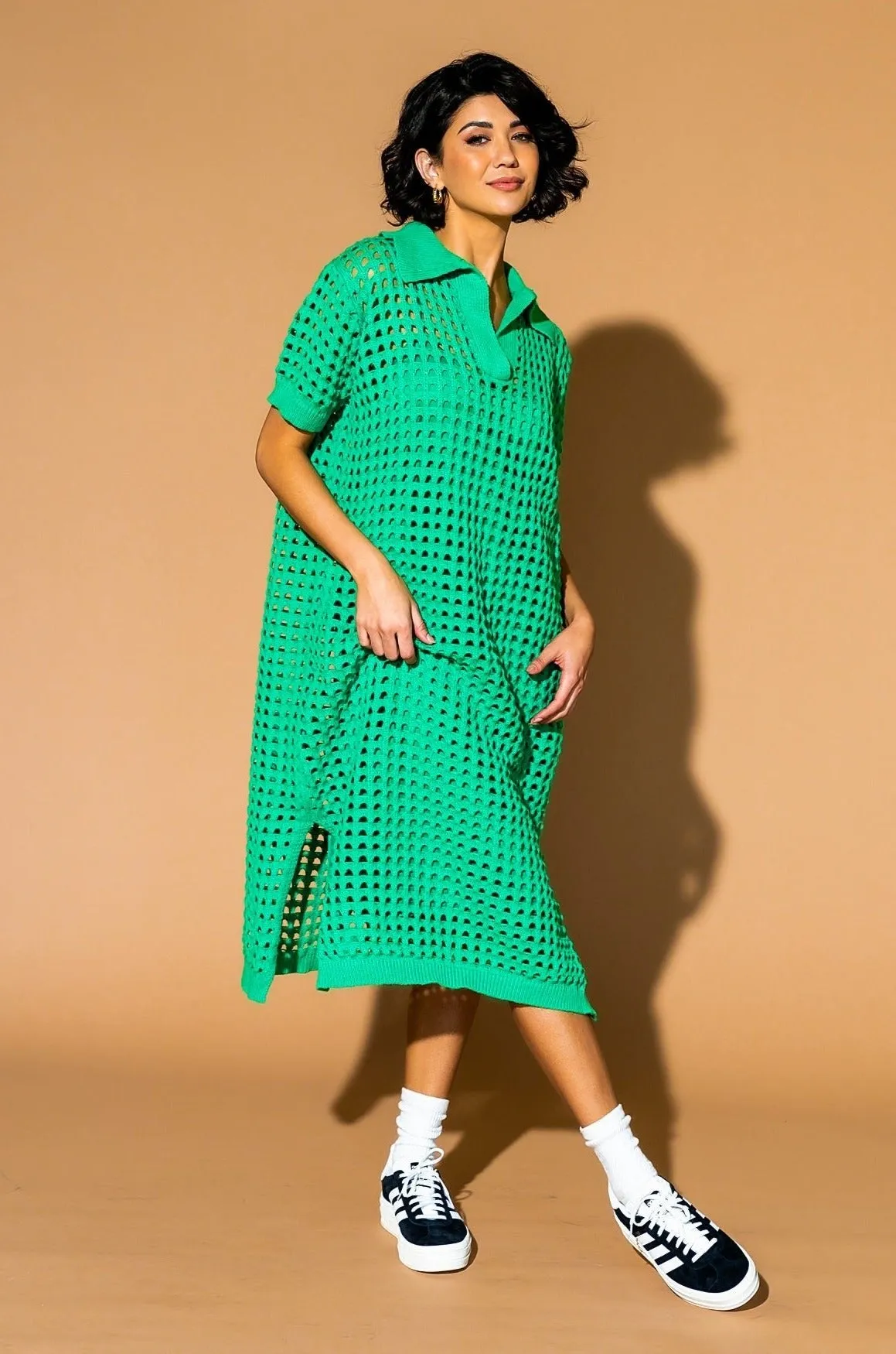 Soul Stuff Knit Dress   Slip in Jade