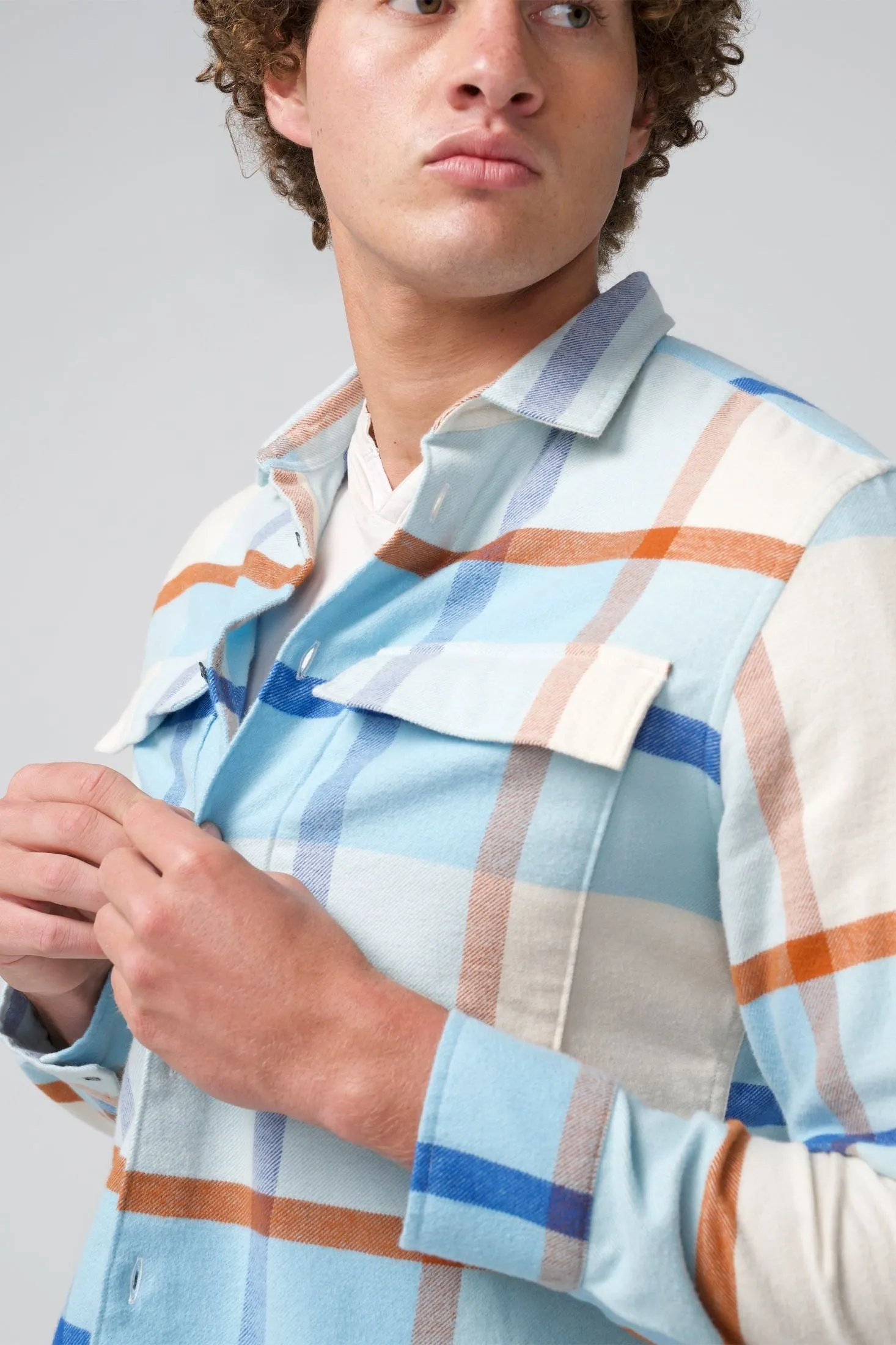 Stadium Shirt Jacket | Brushed Flannel
