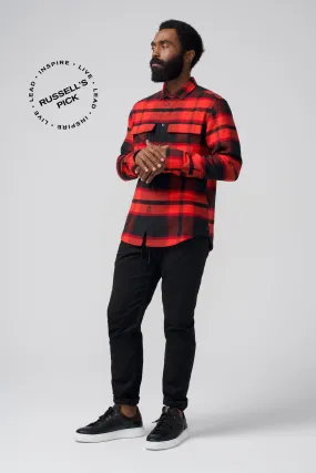 Stadium Shirt Jacket | Brushed Flannel