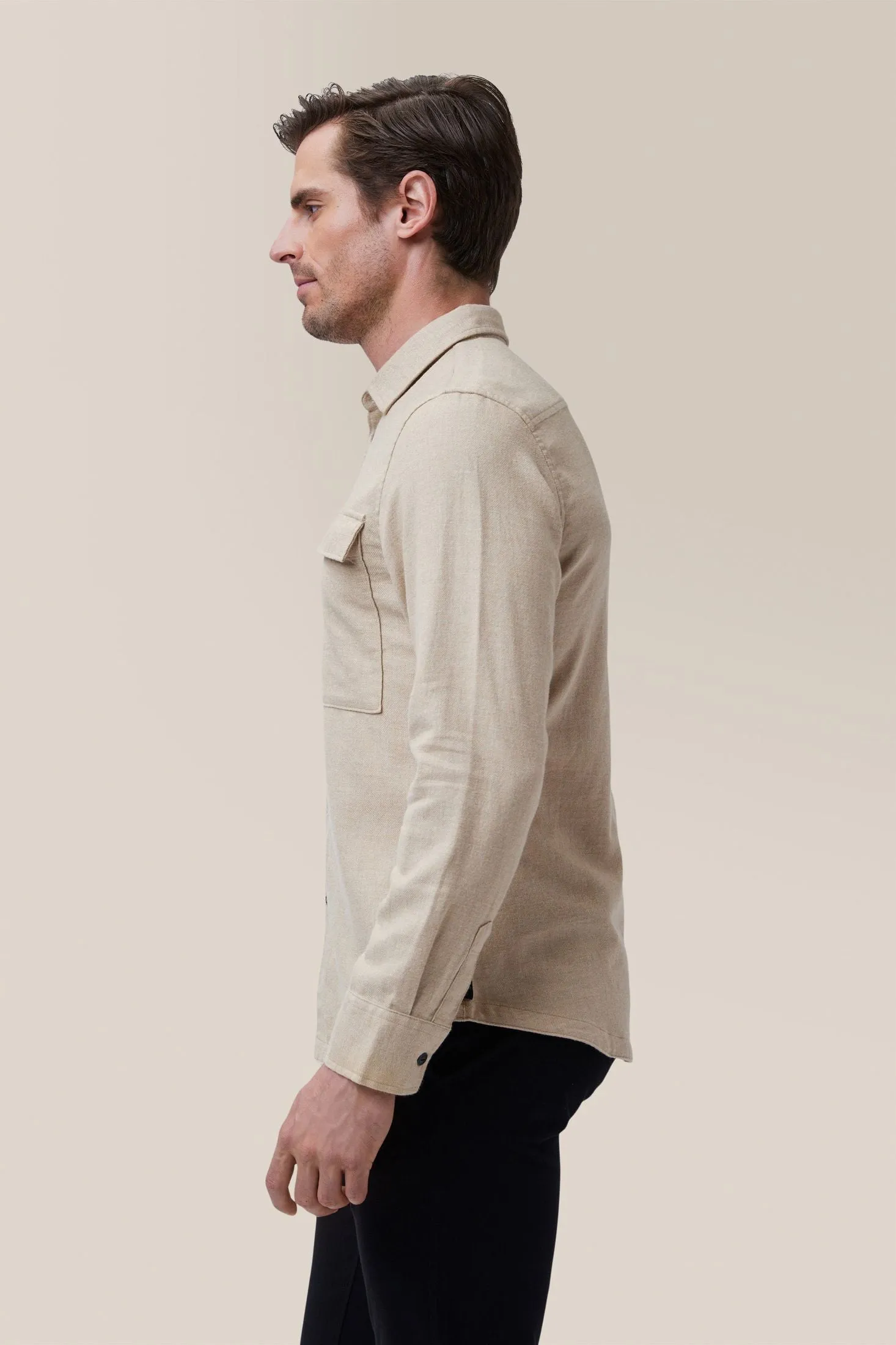 Stadium Shirt Jacket | Brushed Flannel
