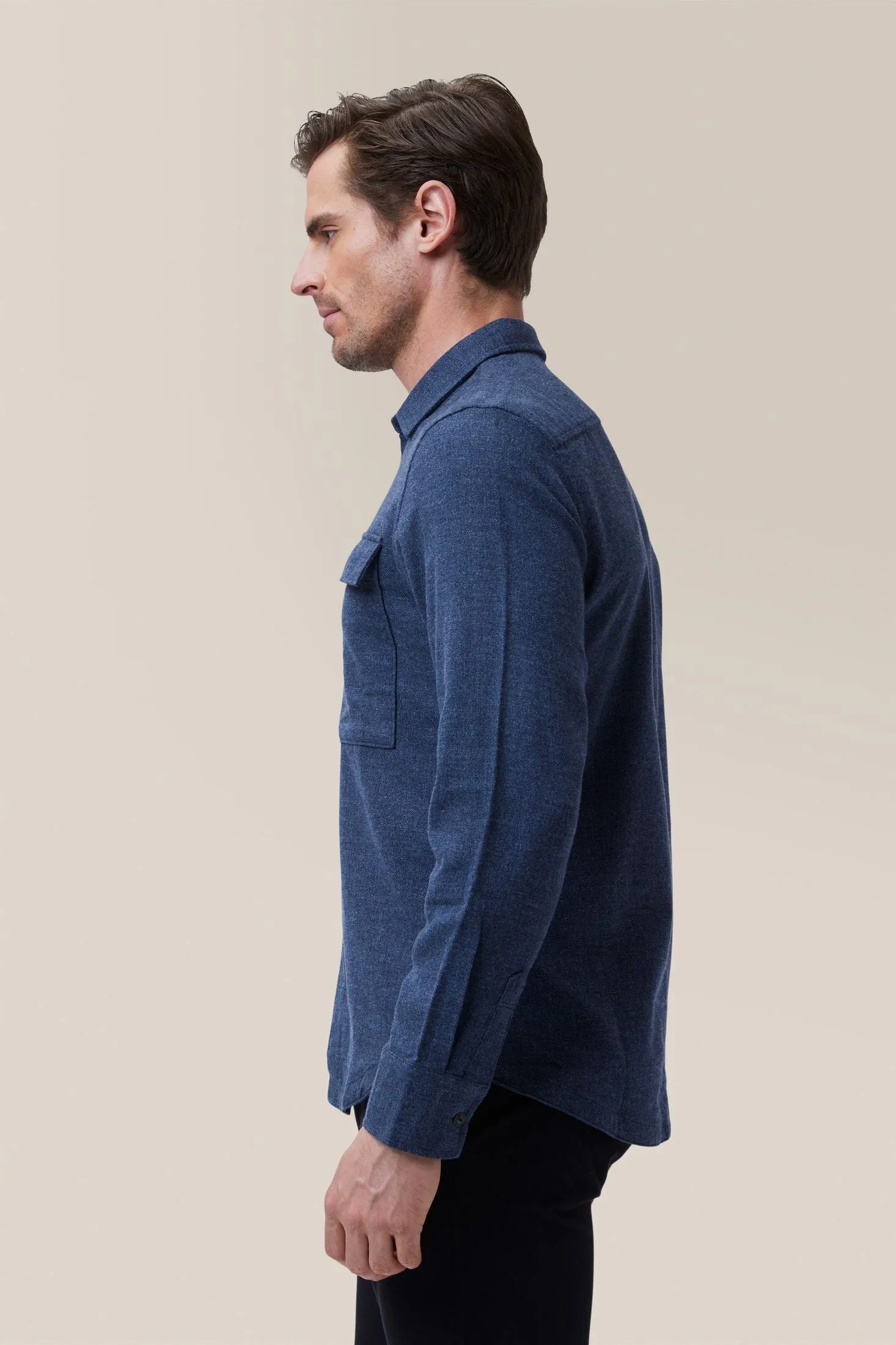 Stadium Shirt Jacket | Brushed Flannel