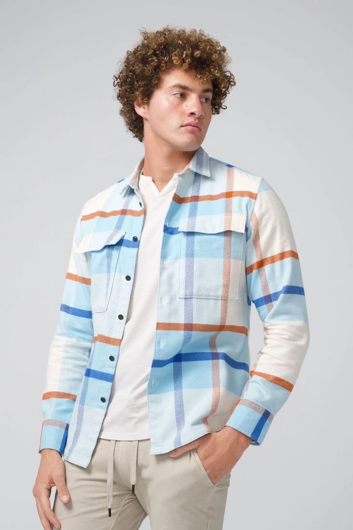 Stadium Shirt Jacket | Brushed Flannel