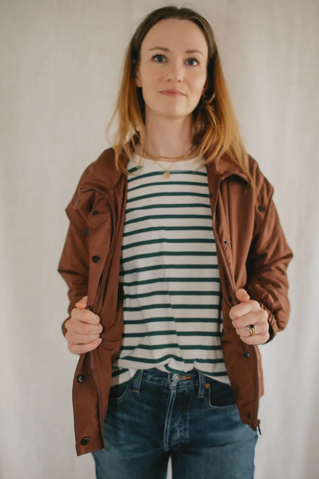 The Leyane Vest   Jacket by Saltwater Luxe - Java Brown
