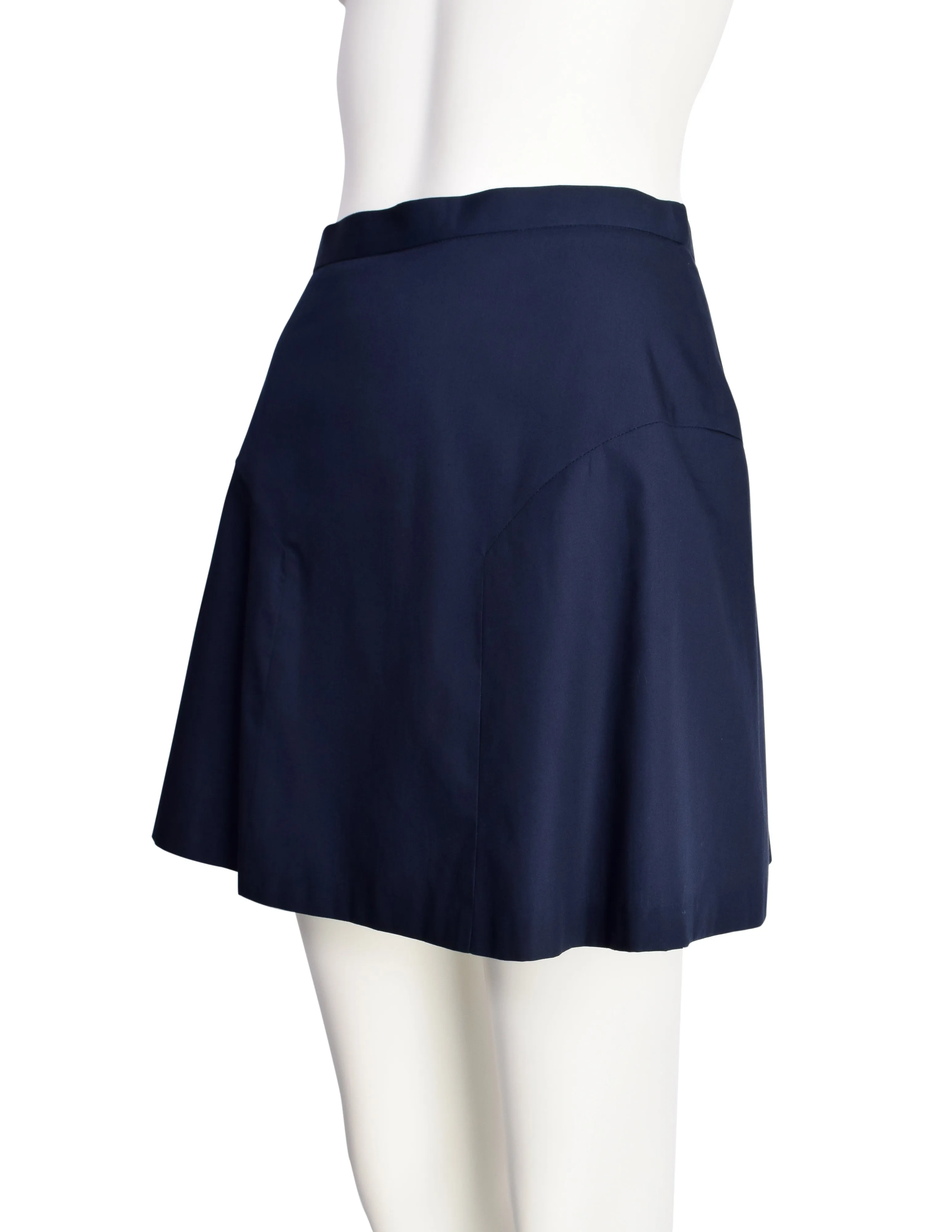 Vivienne Westwood Vintage SS 1993 Iconic Navy Blue Bettina Jacket Mini Skirt Suit
