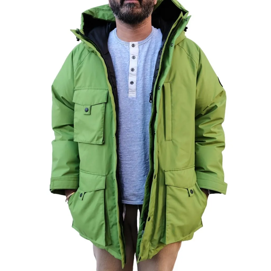 Zanter Antarctic Research Expedition Down Parka Jacket (Green)
